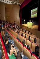 Alexis Ravelo, en el Congreso de Jóvenes lectores de Teror